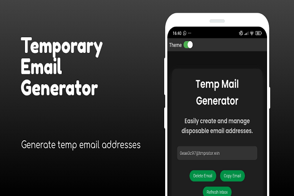 Generate Temp Email​