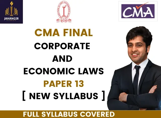 Best CMA Final Law Classes in India