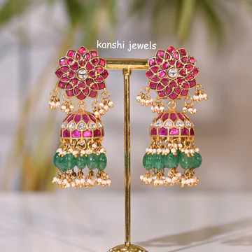 Kundan Jhumka Earrings​
