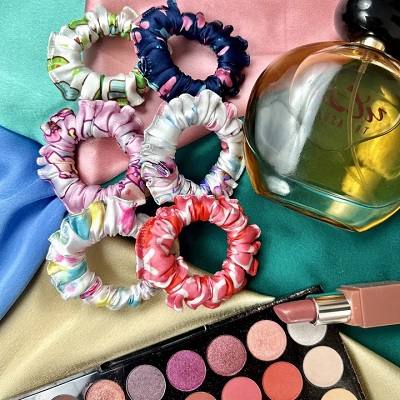 Silk Satin Scrunchies