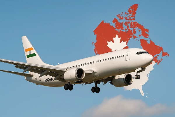 Ticket to India from Canada