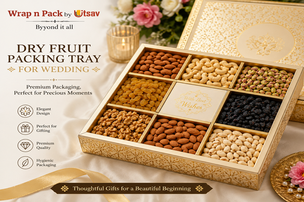 Dry Fruit Packing Tray for Wedding