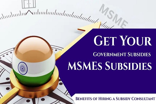 Msme Subsidy Consultant in Rajasthan