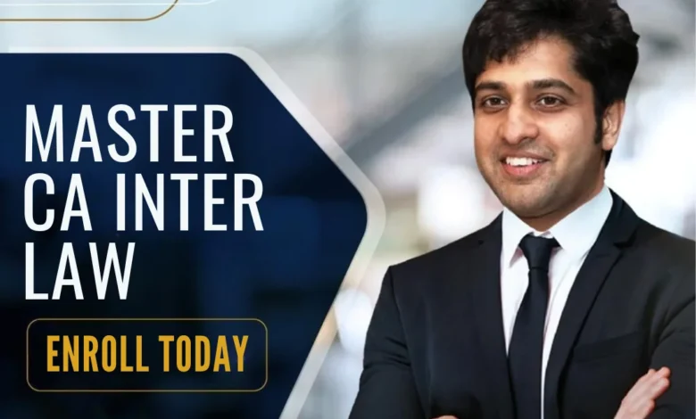 Best CA Inter Law Classes in India