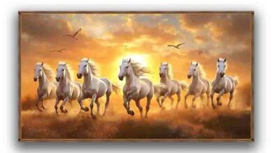 Seven Horses Painting