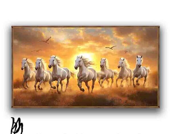 Seven Horses Painting
