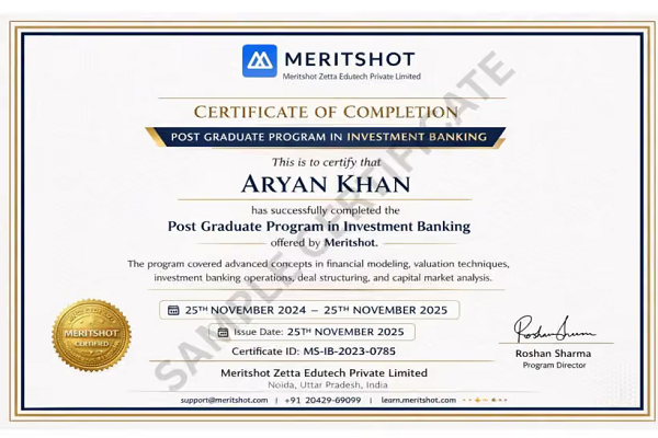 Course for Investment Banker