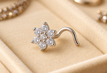 Womens Silver Stud Earrings