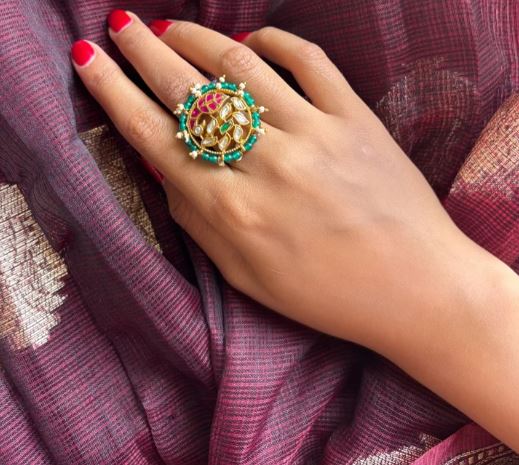 Kundan Ear Cuff